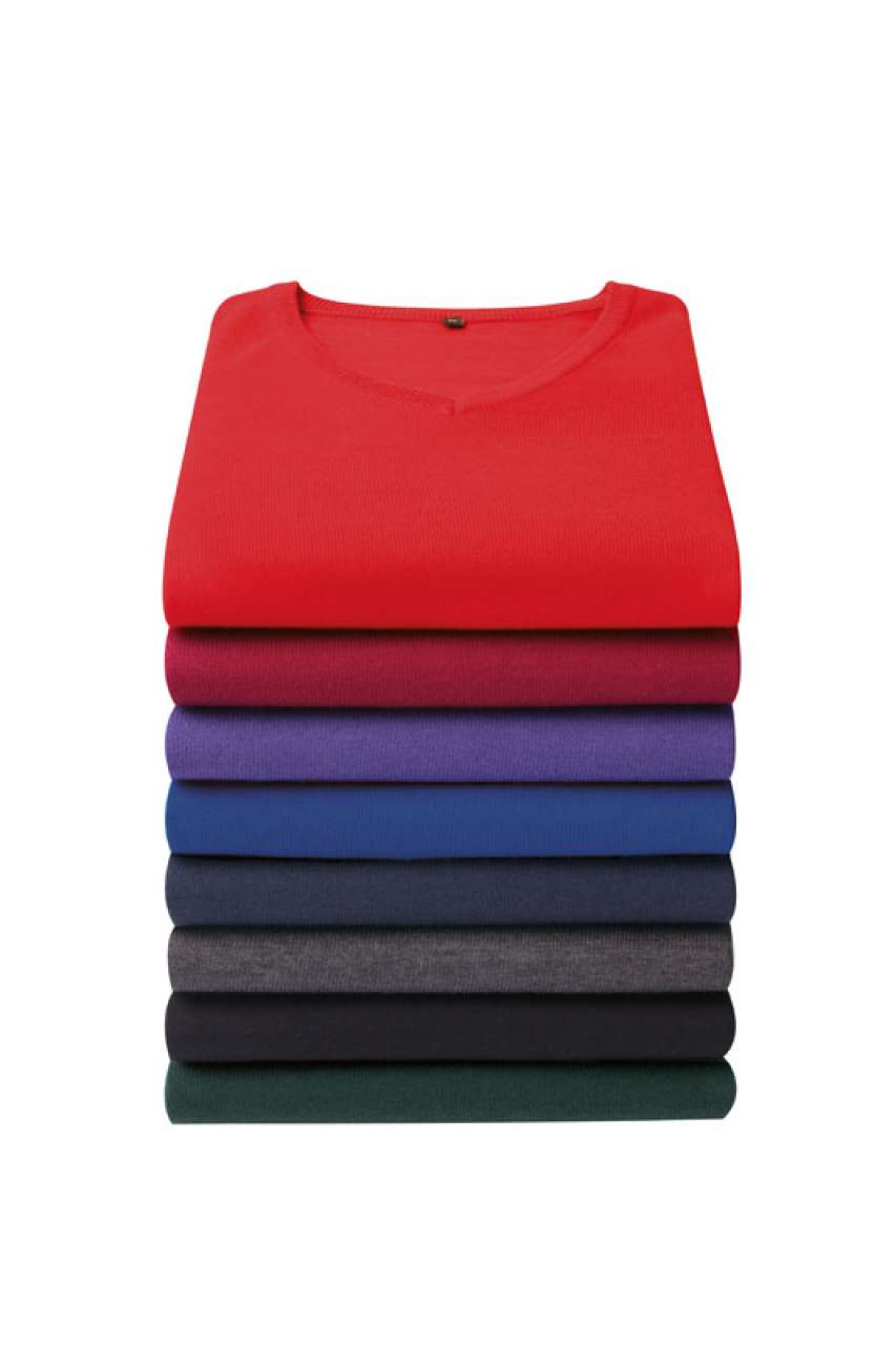 PR694 - MEN'S KNITTED V-NECK SWEATER