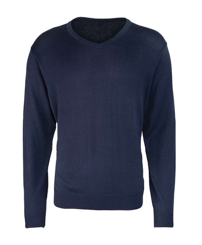 PR694 - MEN'S KNITTED V-NECK SWEATER