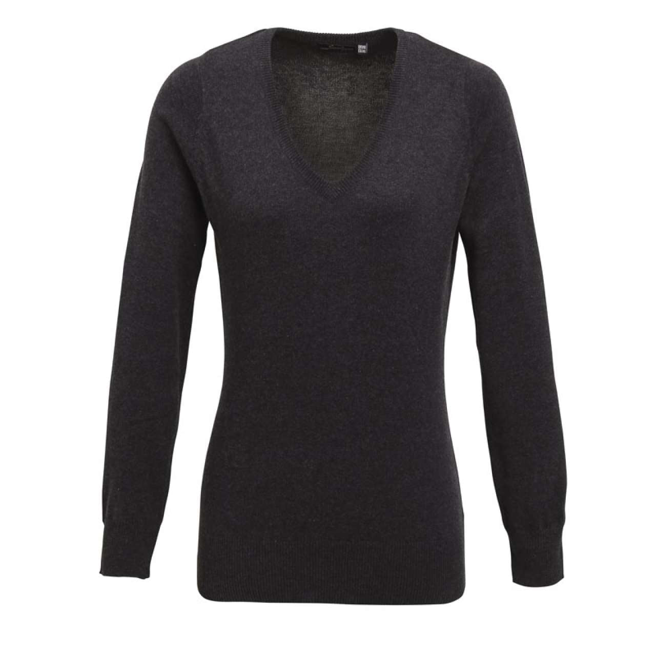 PR696 - WOMEN'S KNITTED V-NECK SWEATER