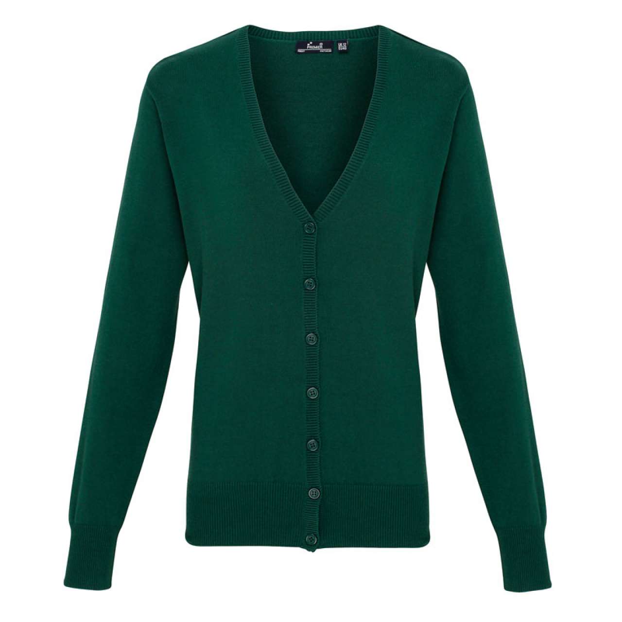 PR697 - WOMEN'S BUTTON-THROUGH KNITTED CARDIGAN