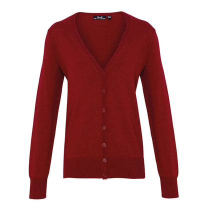 PR697 - WOMEN'S BUTTON-THROUGH KNITTED CARDIGAN