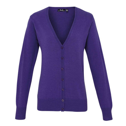 PR697 - WOMEN'S BUTTON-THROUGH KNITTED CARDIGAN