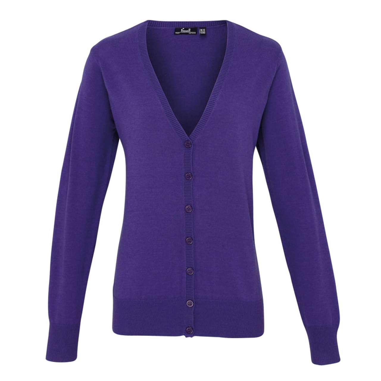 PR697 - WOMEN'S BUTTON-THROUGH KNITTED CARDIGAN