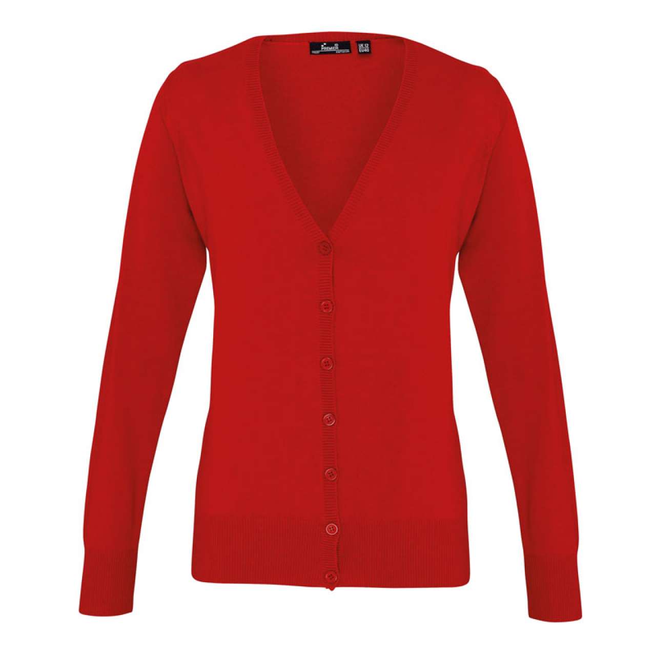 PR697 - WOMEN'S BUTTON-THROUGH KNITTED CARDIGAN
