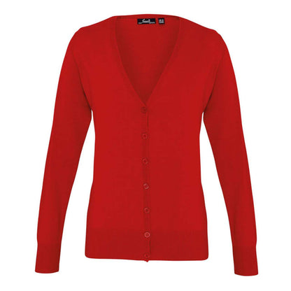 PR697 - WOMEN'S BUTTON-THROUGH KNITTED CARDIGAN