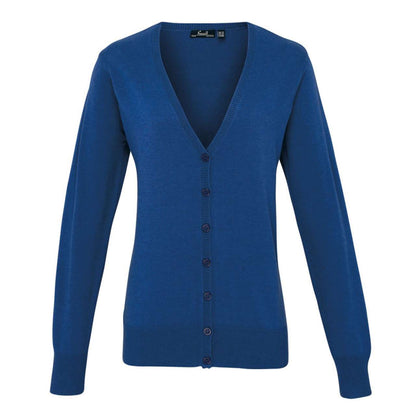 PR697 - WOMEN'S BUTTON-THROUGH KNITTED CARDIGAN