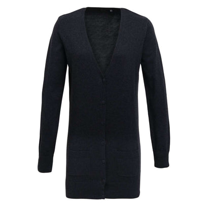 PR698 - WOMEN'S LONG LENGTH KNITTED CARDIGAN