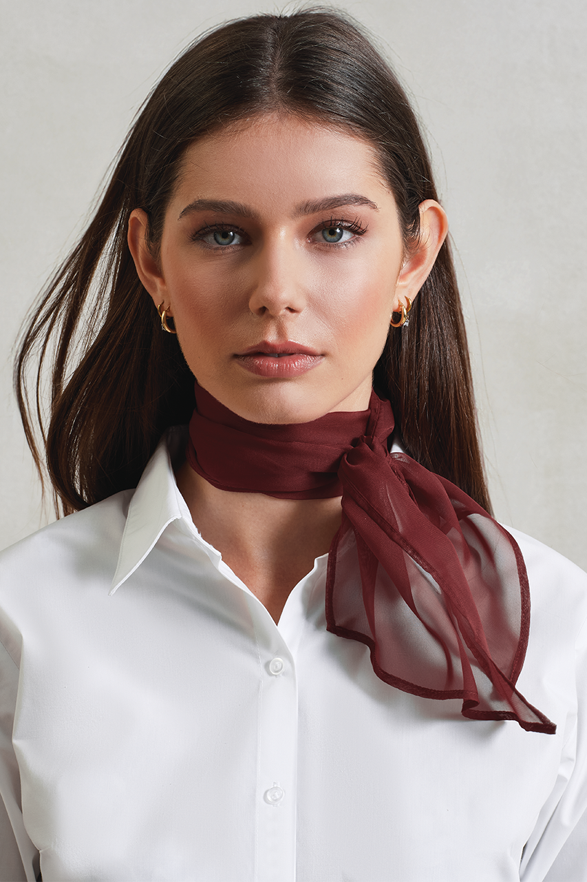 PR740 - 'COLOURS COLLECTION' PLAIN CHIFFON SCARF