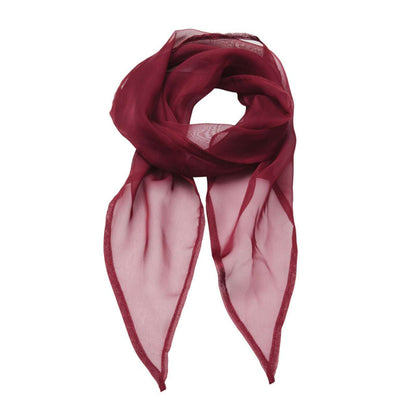 PR740 - 'COLOURS COLLECTION' PLAIN CHIFFON SCARF