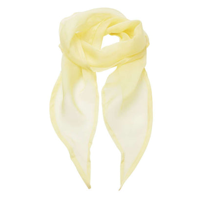 PR740 - 'COLOURS COLLECTION' PLAIN CHIFFON SCARF