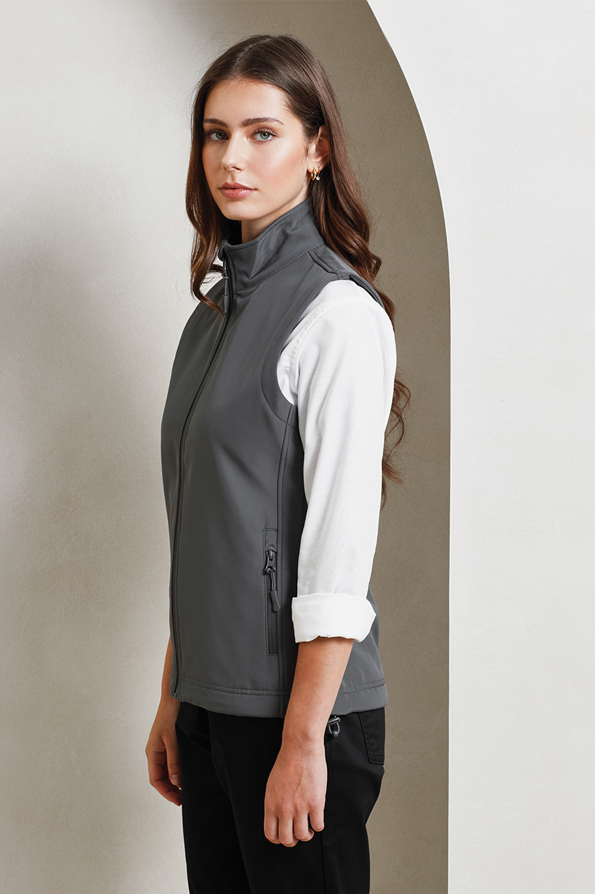 PR816 - WOMEN’S WINDCHECKER® PRINTABLE & RECYCLED SOFTSHELL GILET