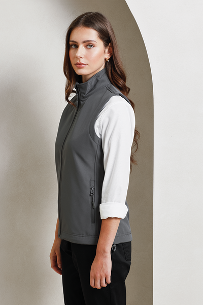 PR816 - WOMEN’S WINDCHECKER® PRINTABLE & RECYCLED SOFTSHELL GILET