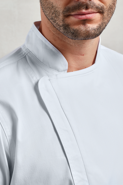 PR906 - CHEF'S ZIP-CLOSE SHORT SLEEVE JACKET
