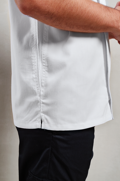 PR906 - CHEF'S ZIP-CLOSE SHORT SLEEVE JACKET