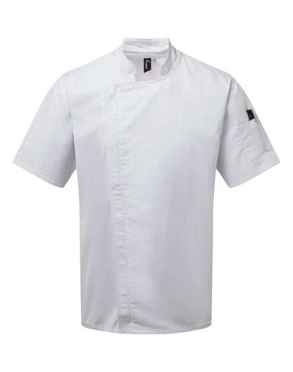 PR906 - CHEF'S ZIP-CLOSE SHORT SLEEVE JACKET