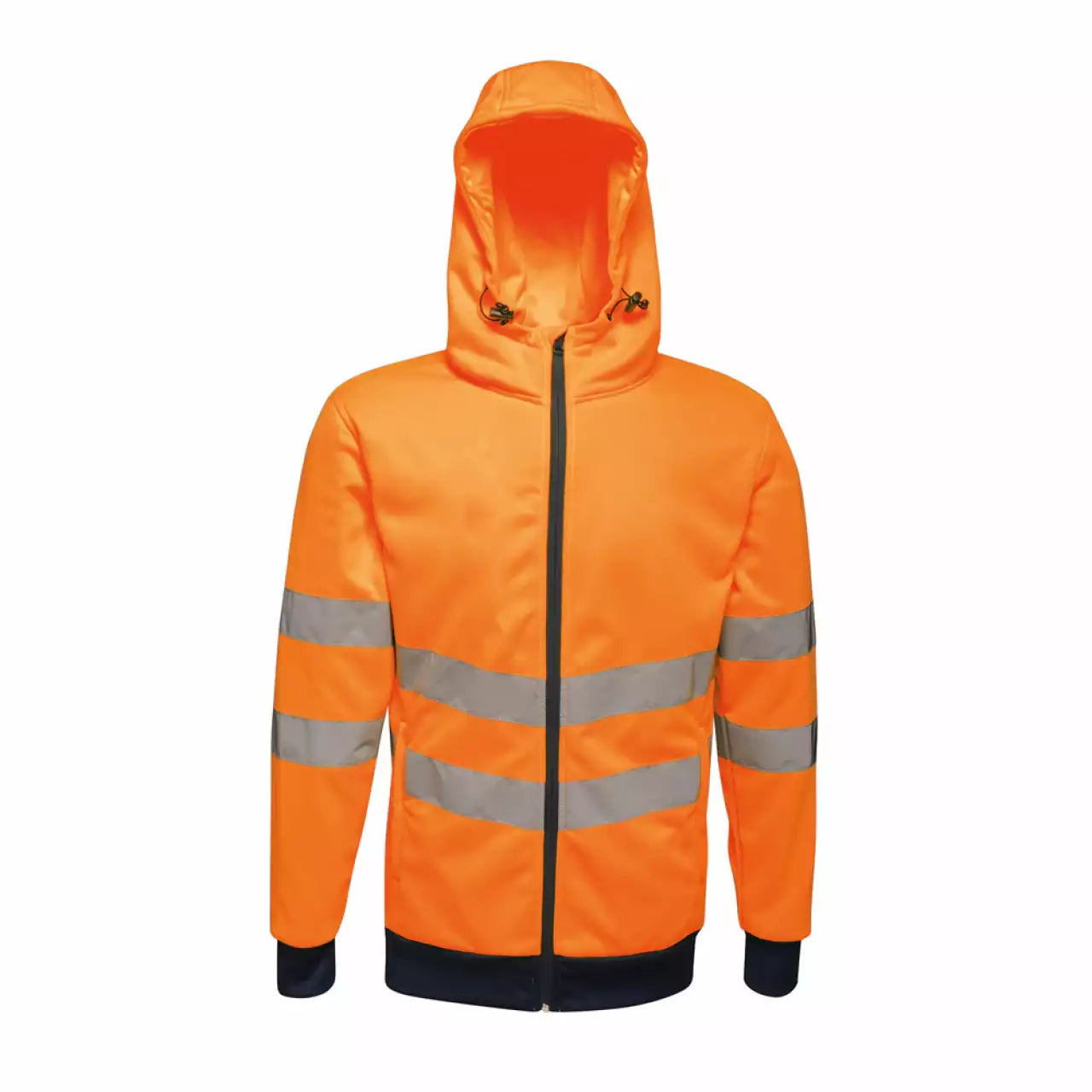 RETRA471 - HI VIS PRO FULL ZIP STRETCH HOODIE JACKET