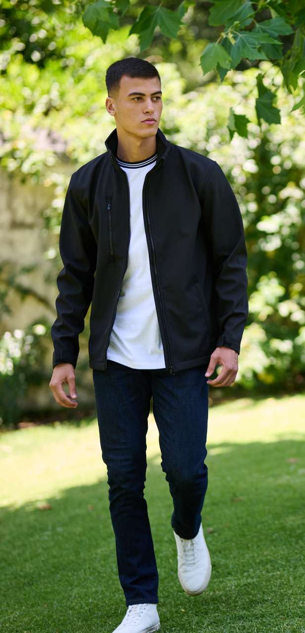 RETRA610 - ABLAZE 3 LAYER PRINTABLE SOFTSHELL JACKET