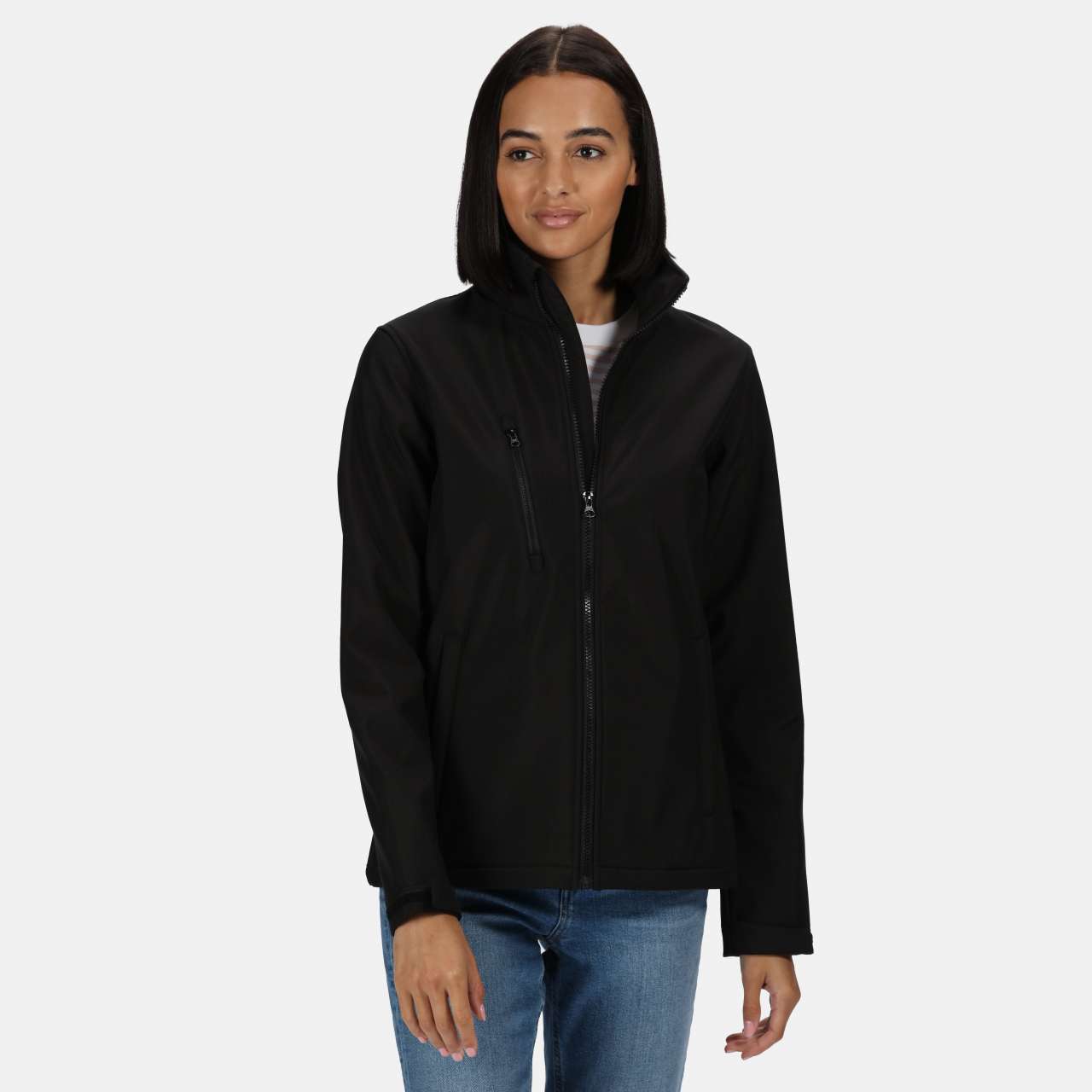 RETRA613 - WOMEN'S ABLAZE 3 LAYER PRINTABLE SOFTSHELL JACKET