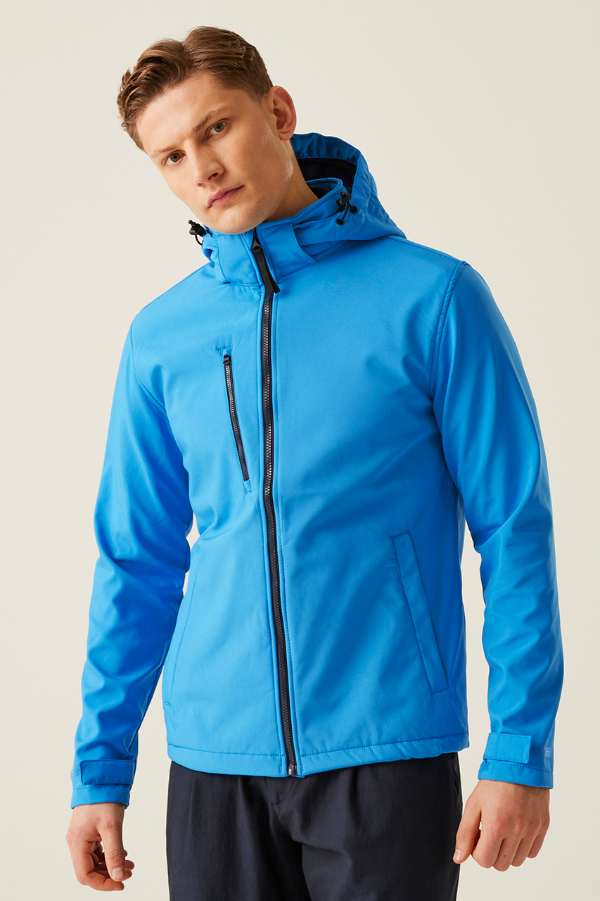 RETRA701 - VENTURER 3 LAYER HOODED PRINTABLE SOFTSHELL JACKET