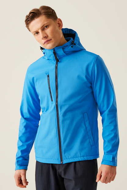 RETRA701 - VENTURER 3 LAYER HOODED PRINTABLE SOFTSHELL JACKET