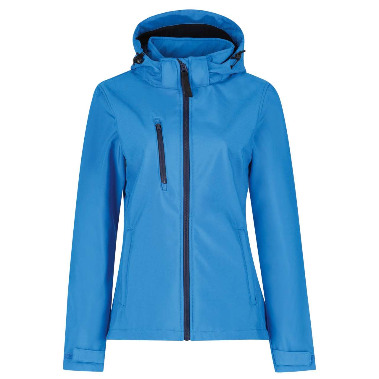 RETRA702 - WOMEN'S VENTURER 3 LAYER HOODED PRINTABLE SOFTSHELL JACKET