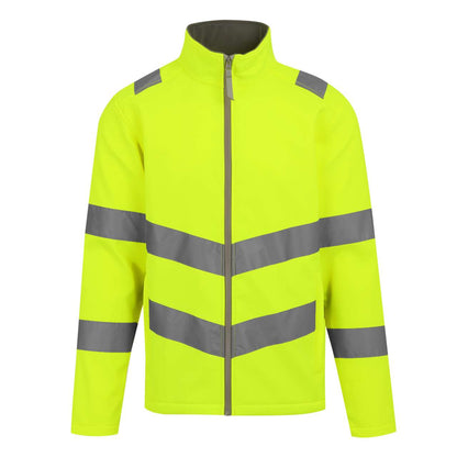 RETRA712 - HI-VIS PRO CONTRACT ABLAZE 2 LAYER SOFTSHELL JACKET (CLASS 3)