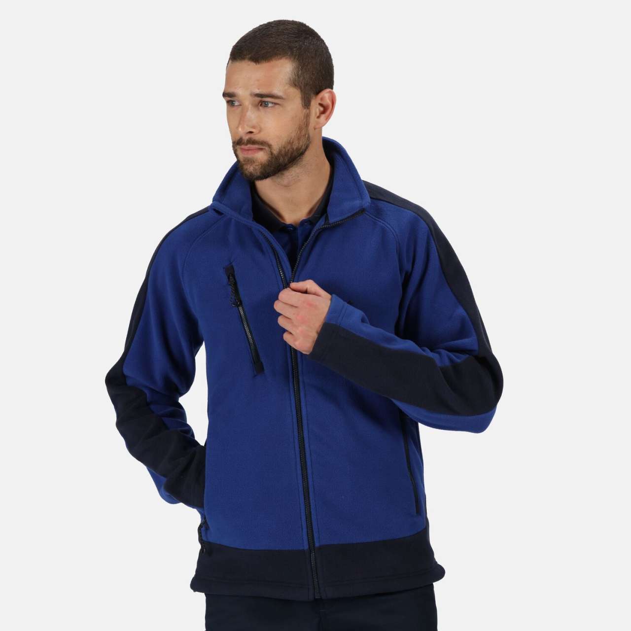 RETRF523 - CONTRAST 300 FULL ZIP FLEECE