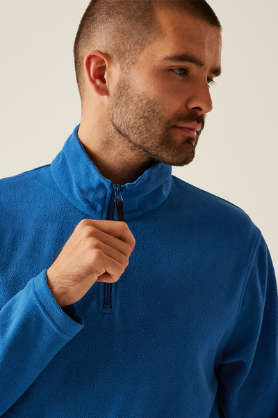 RETRF549 - MICRO ZIP NECK FLEECE