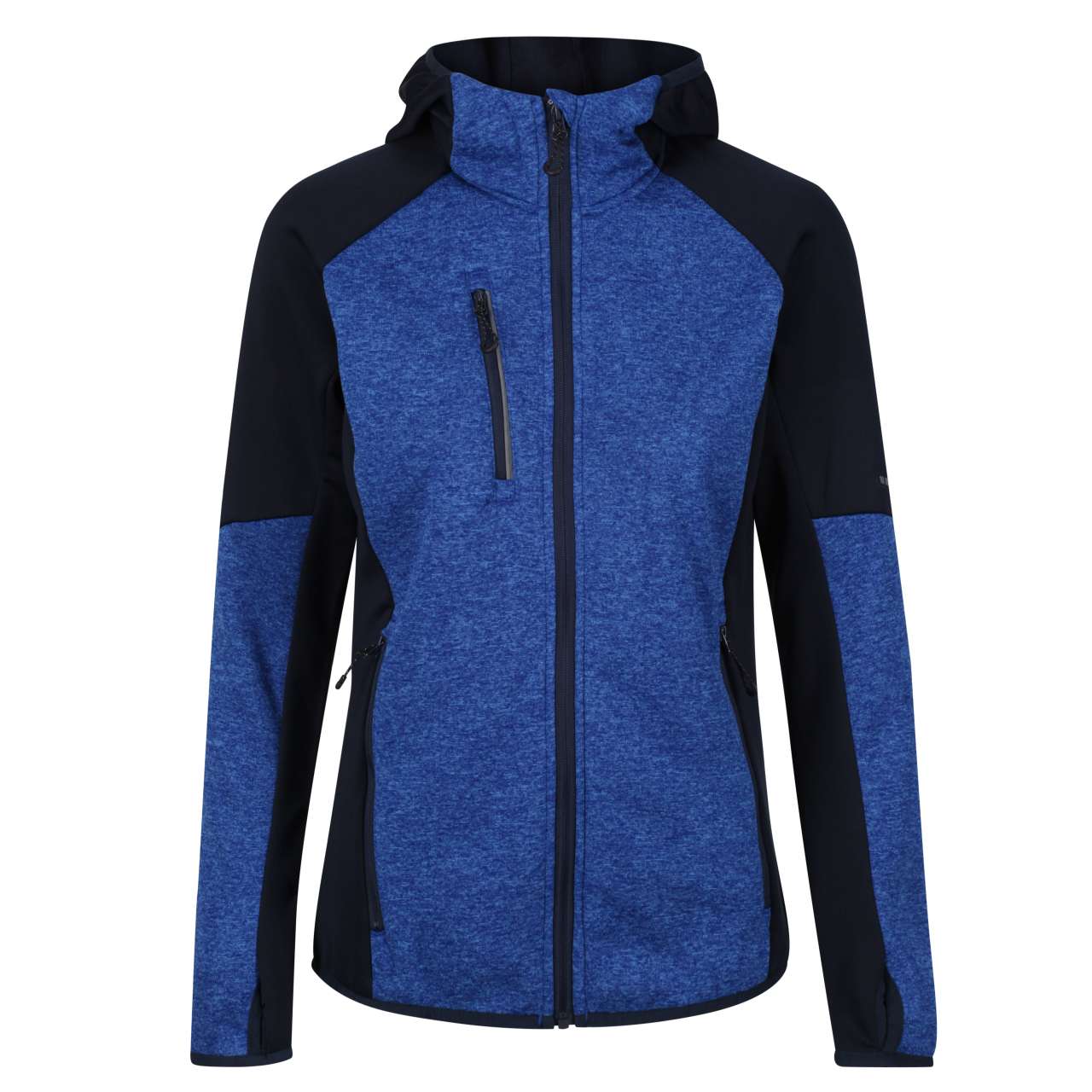 RETRF621 - WOMEN'S X-PRO COLDSPRING II HYBRID PERFORMANCE STRETCH HOODED FLEECE JACKET