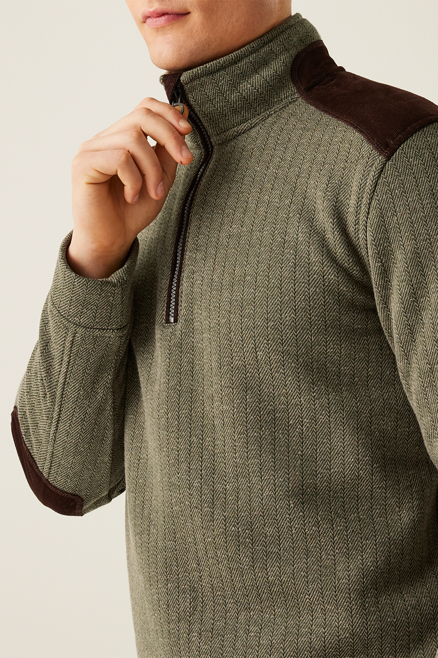 RETRF665 - HOLBECK HALF ZIP FLEECE