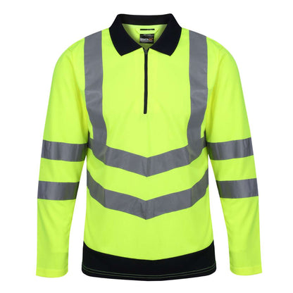 RETRS192 - PRO HI-VIS LS POLO SHIRT