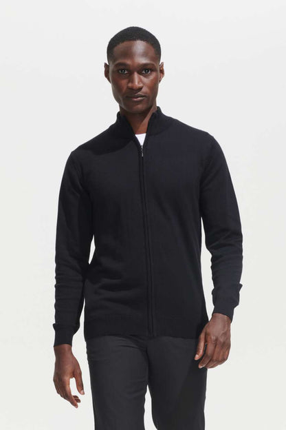 SO00548 - SOL'S GORDON MEN ZIPPED KNITTED CARDIGAN
