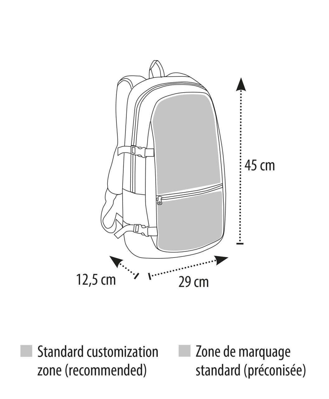 SO01394 - SOL'S WALL STREET - 600D POLYESTER BACKPACK