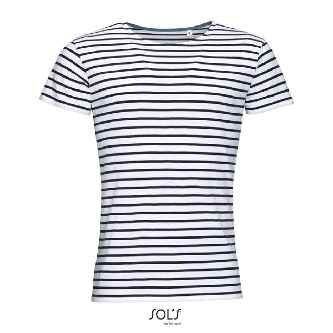 SO01398 - SOL'S MILES MEN - ROUND NECK STRIPED T-SHIRT