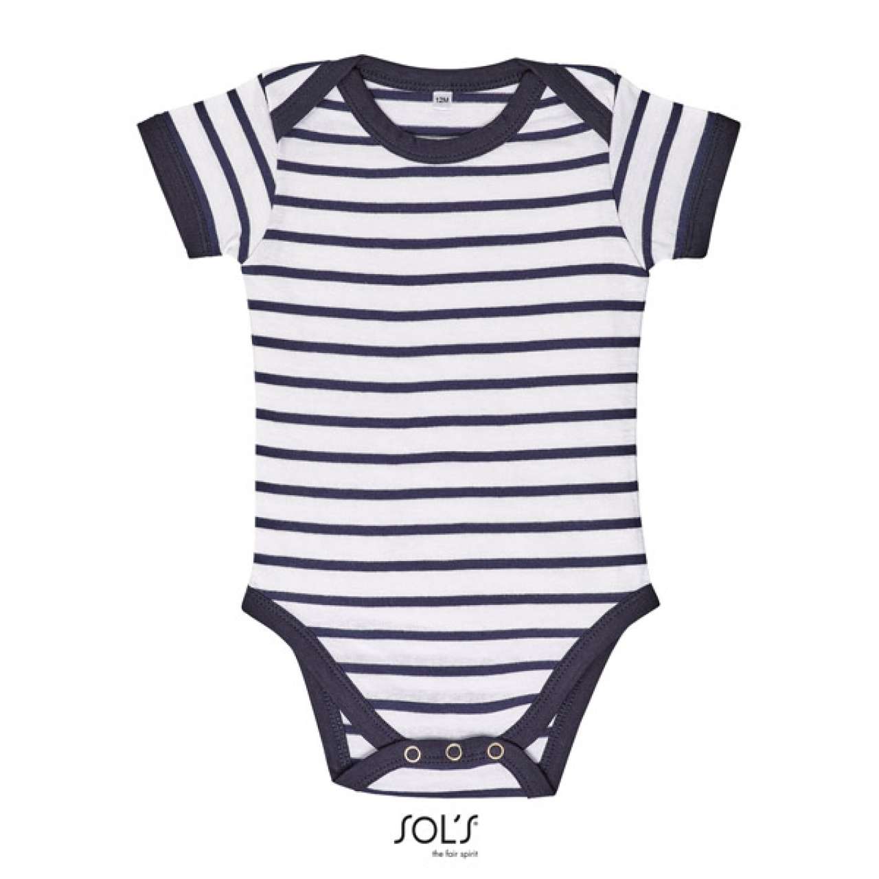 SO01401 - SOL'S MILES BABY - STRIPED BODYSUIT
