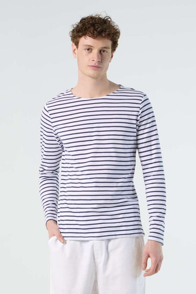 SO01402 - SOL'S MARINE MEN - LONG SLEEVE STRIPED T-SHIRT