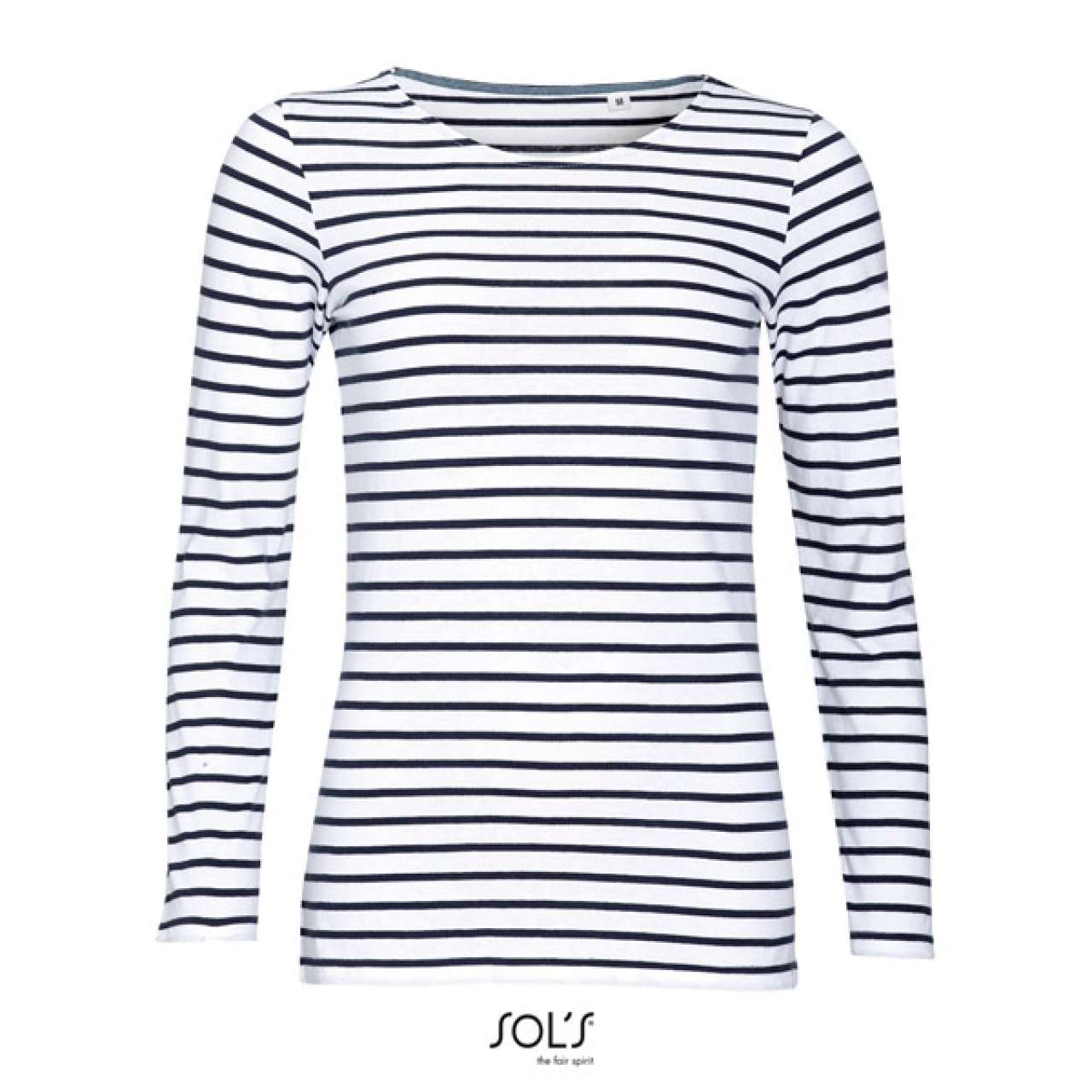 SO01403 - SOL'S MARINE WOMEN - LONG SLEEVE STRIPED T-SHIRT