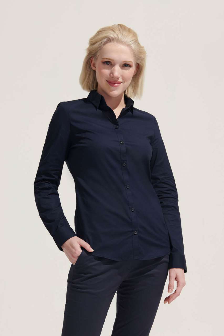 SO01427 - SOL'S BLAKE WOMEN - LONG SLEEVE STRETCH SHIRT