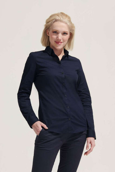 SO01427 - SOL'S BLAKE WOMEN - LONG SLEEVE STRETCH SHIRT