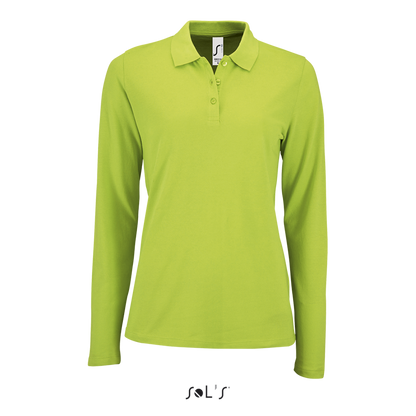 SO02083 - SOL'S PERFECT LSL WOMEN - LONG-SLEEVE PIQUÉ POLO SHIRT
