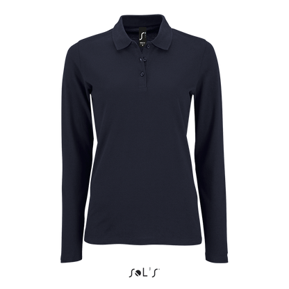 SO02083 - SOL'S PERFECT LSL WOMEN - LONG-SLEEVE PIQUÉ POLO SHIRT