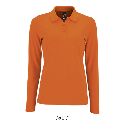 SO02083 - SOL'S PERFECT LSL WOMEN - LONG-SLEEVE PIQUÉ POLO SHIRT
