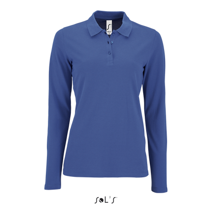 SO02083 - SOL'S PERFECT LSL WOMEN - LONG-SLEEVE PIQUÉ POLO SHIRT
