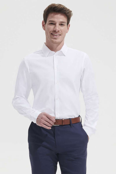 SO02102 - SOL'S BRODY MEN - HERRINGBONE SHIRT