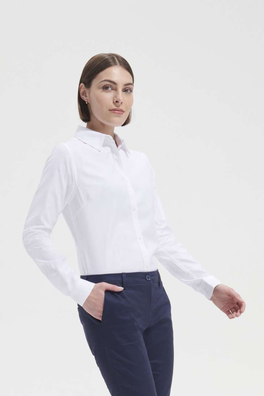 SO02103 - SOL'S BRODY WOMEN - HERRINGBONE SHIRT