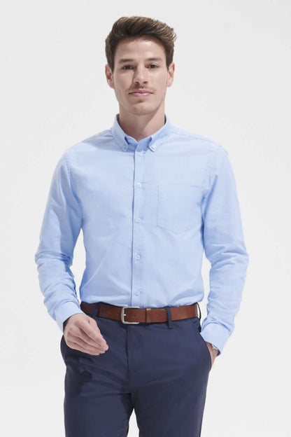 SO02920 - SOL'S BOSTON FIT - LONG SLEEVE OXFORD MEN'S SHIRT