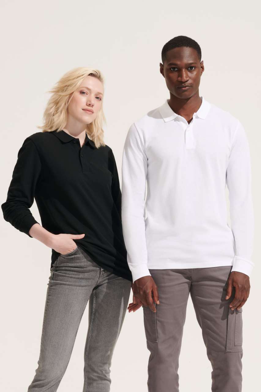 SO04241 - SOL'S PLANET LSL - UNISEX LONG SLEEVE POLO SHIRT