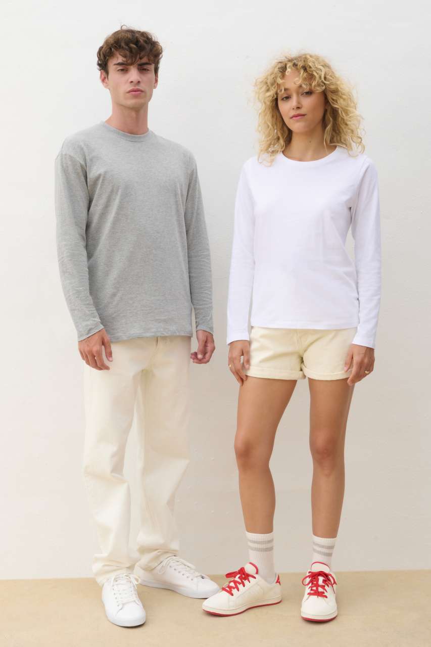 SO04443 - SOL'S MONARCH WOMEN - LONG SLEEVE T-SHIRT WITH ROUND NECK