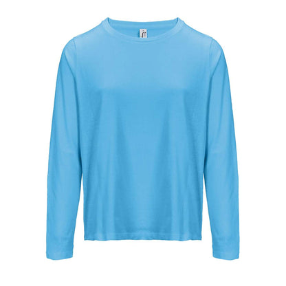 SO04443 - SOL'S MONARCH WOMEN - LONG SLEEVE T-SHIRT WITH ROUND NECK