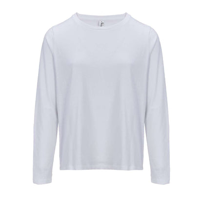 SO04443 - SOL'S MONARCH WOMEN - LONG SLEEVE T-SHIRT WITH ROUND NECK